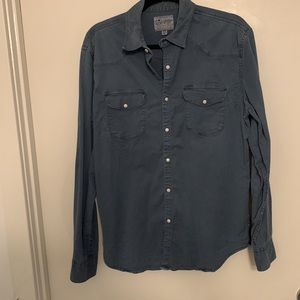 Lucky Brand Mens Distressed Shirt